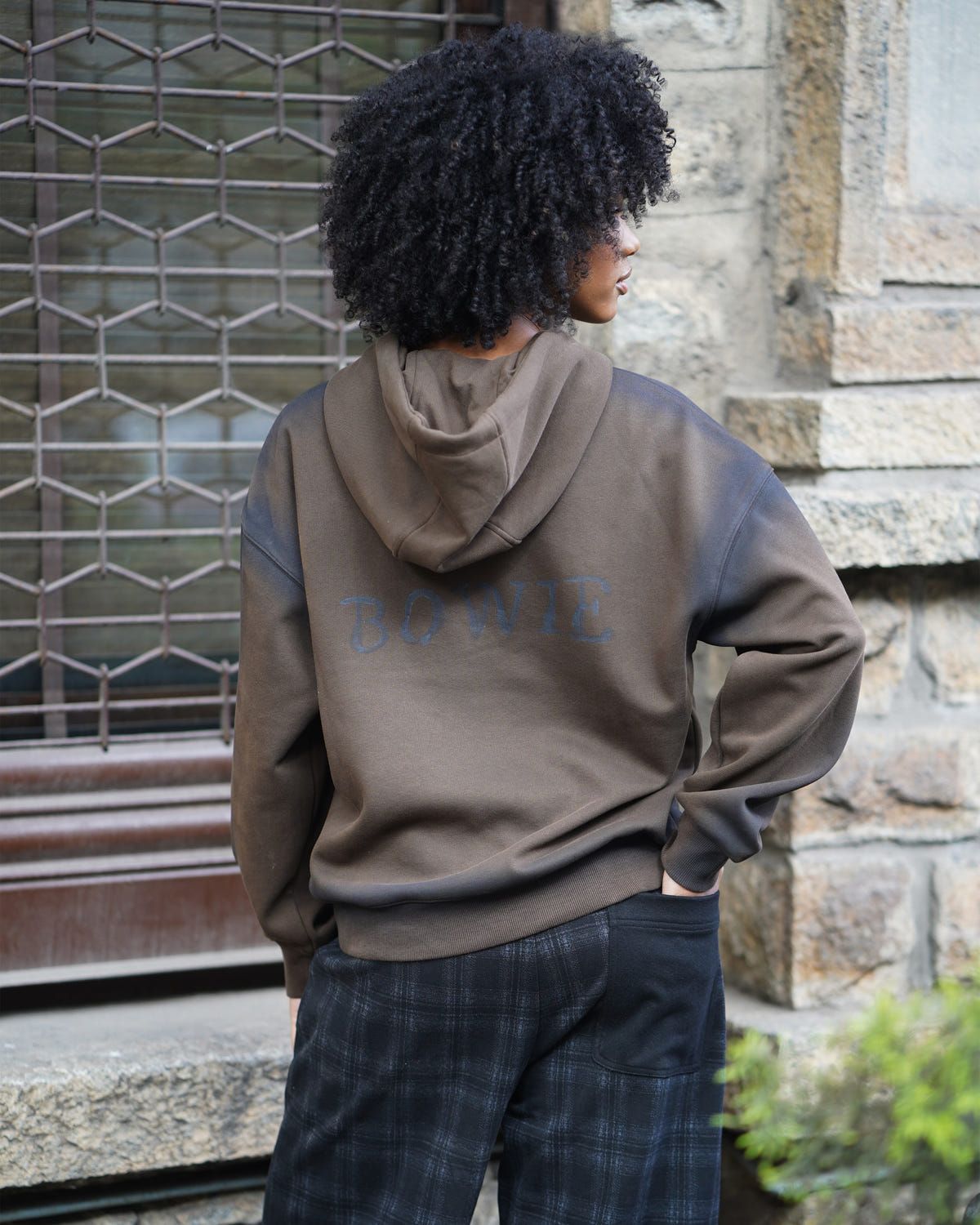 velvety lined Check Sweatpants - image 2