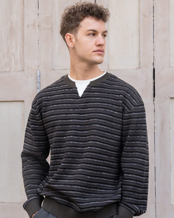 Uncool — Layered knit pullover
