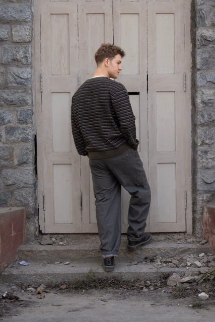 Uncool — Layered knit pullover