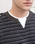 Layered knit pullover view 5