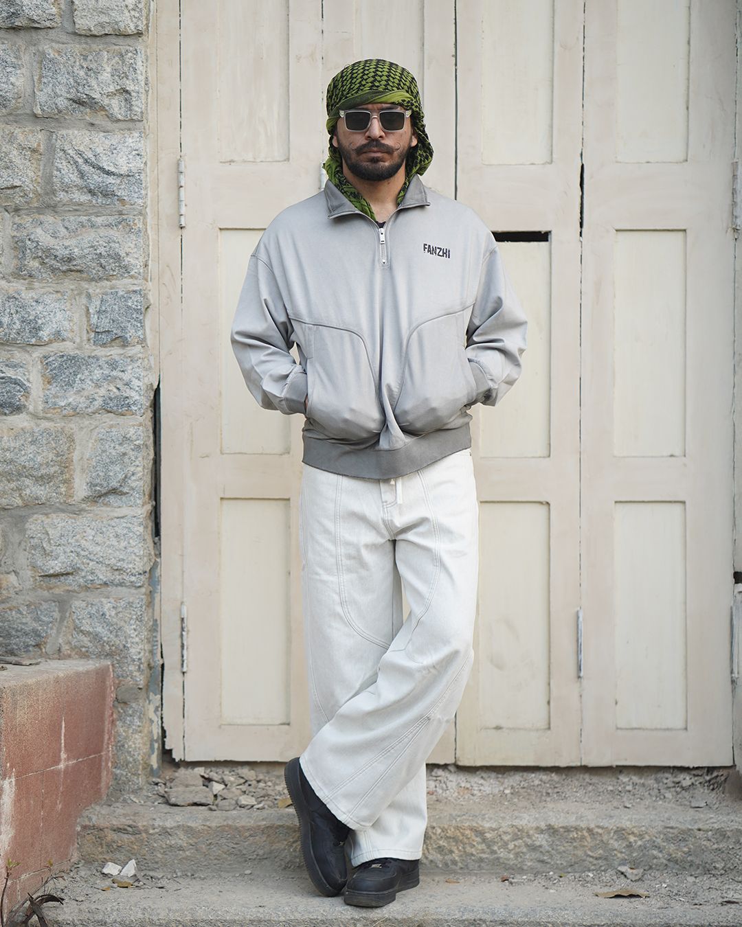 Quarter zipper Fanzhi sweatshirt - image 3