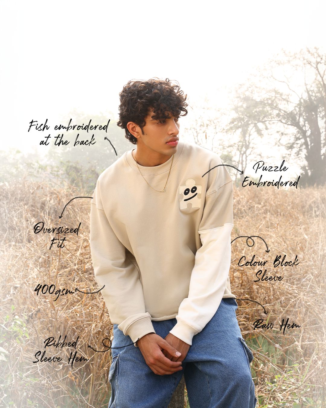 PUZZLE SWEATSHIRT - image 5