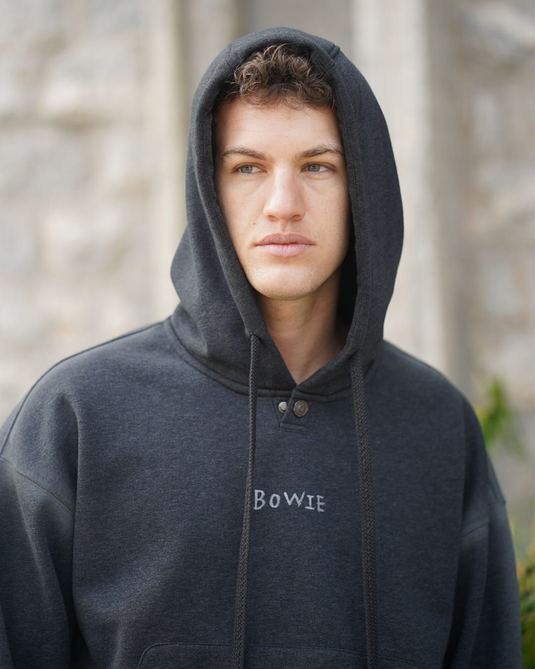 velvety lined Bowie hoodie - image 4