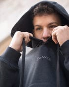 velvety lined Bowie hoodie view 8
