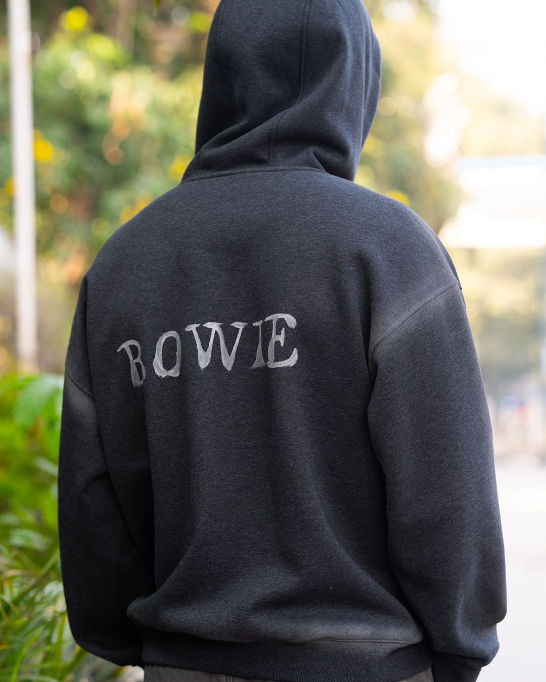 velvety lined Bowie hoodie - image 9