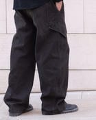 Brown velvety cotton twill denims view 1