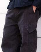Brown velvety cotton twill denims view 2