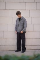 Brown velvety cotton twill denims view 3
