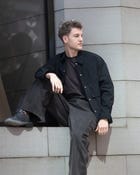 Brown velvety cotton twill denims view 5