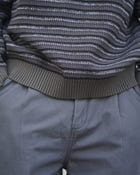 Dark Grey cotton twill pants view 3