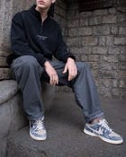 Dark Grey cotton twill pants view 5