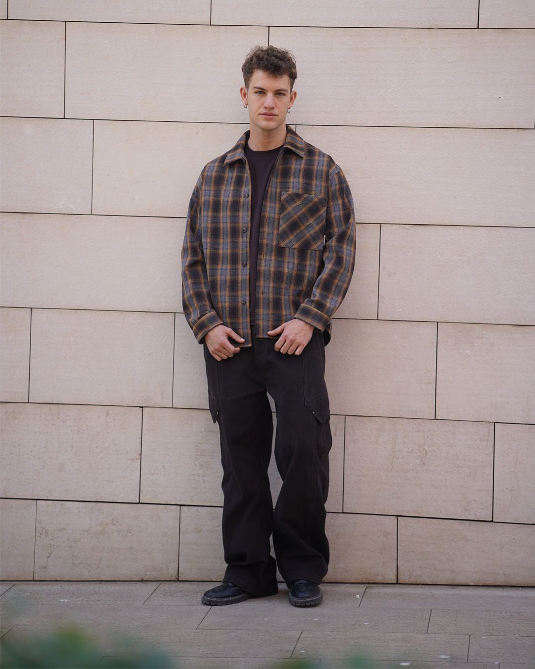 Mustard Flannel Shirt - image 5
