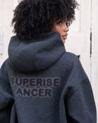 Velvety lined Anger hoodie view 2