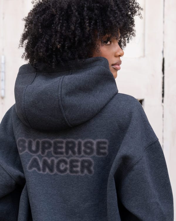 Uncool — Velvety lined Anger hoodie
