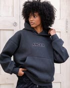 Velvety lined Anger hoodie view 4