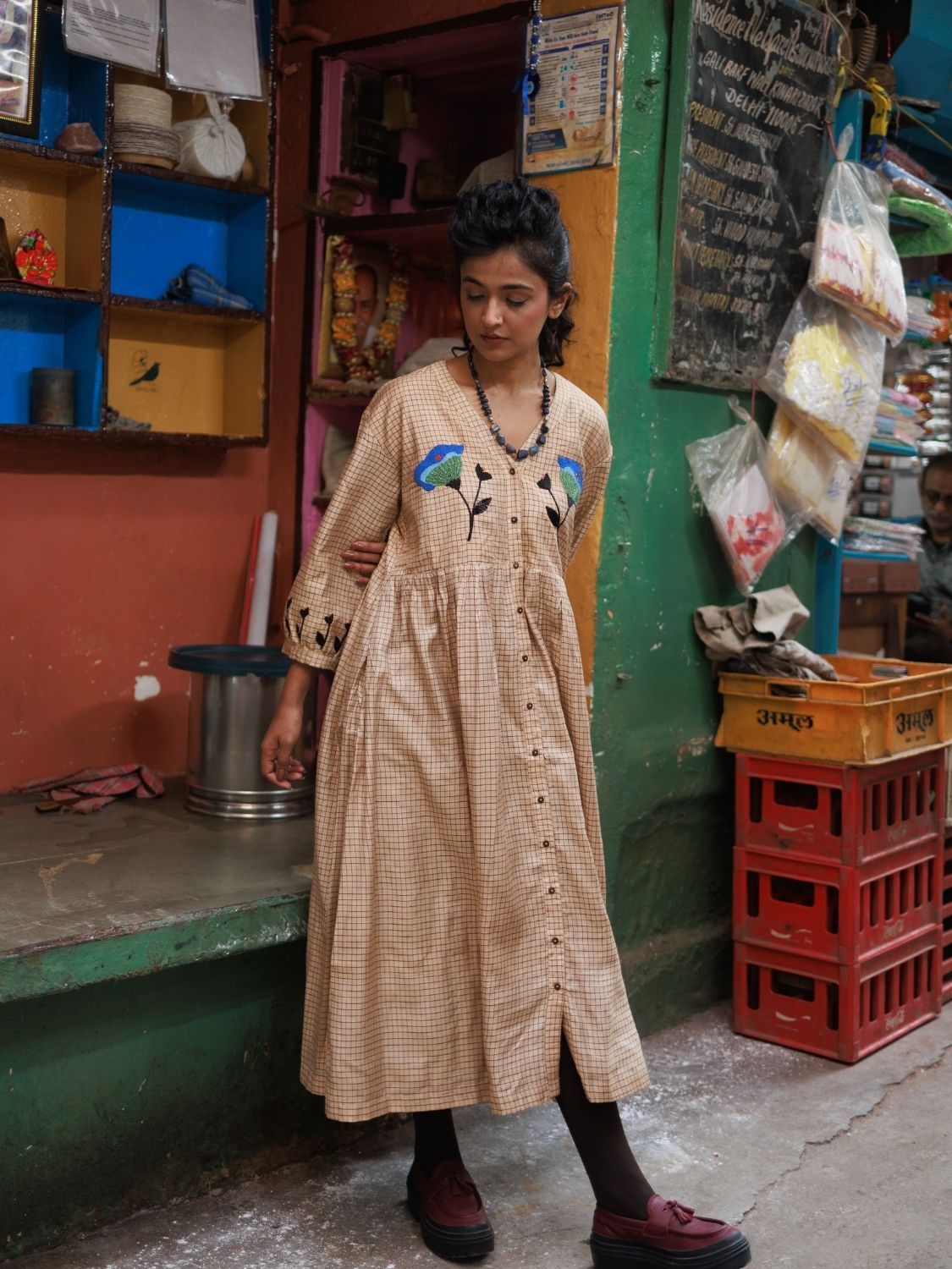 Blue Poppy Dress - image 1