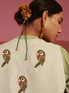 The Parakeet Gilet (Beige) view 4