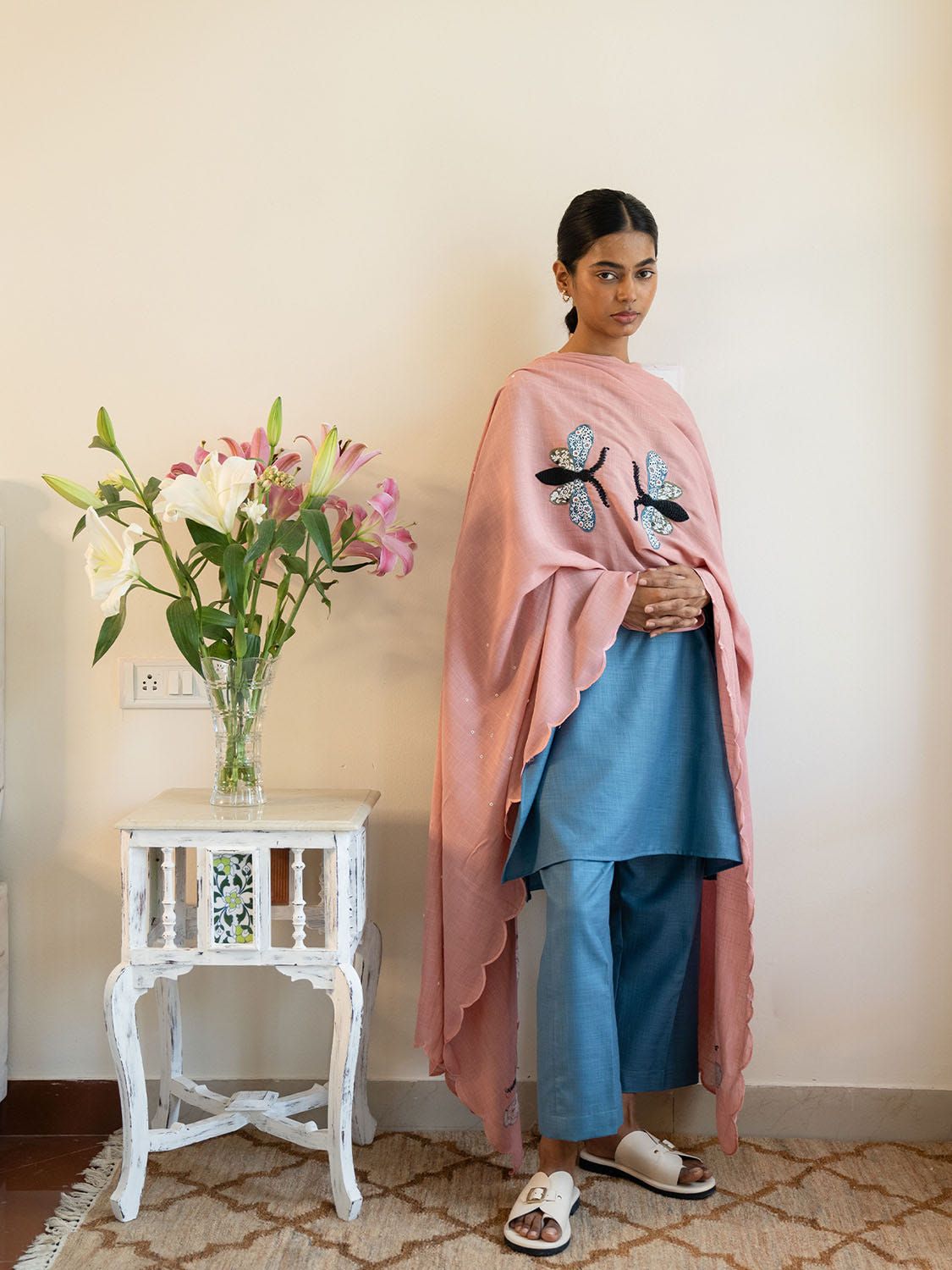 Dragonfly Serenade Dupatta - image 1