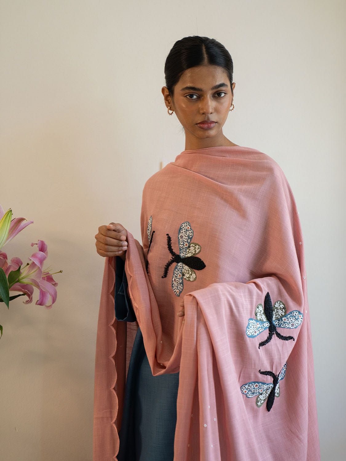 Dragonfly Serenade Dupatta - image 2