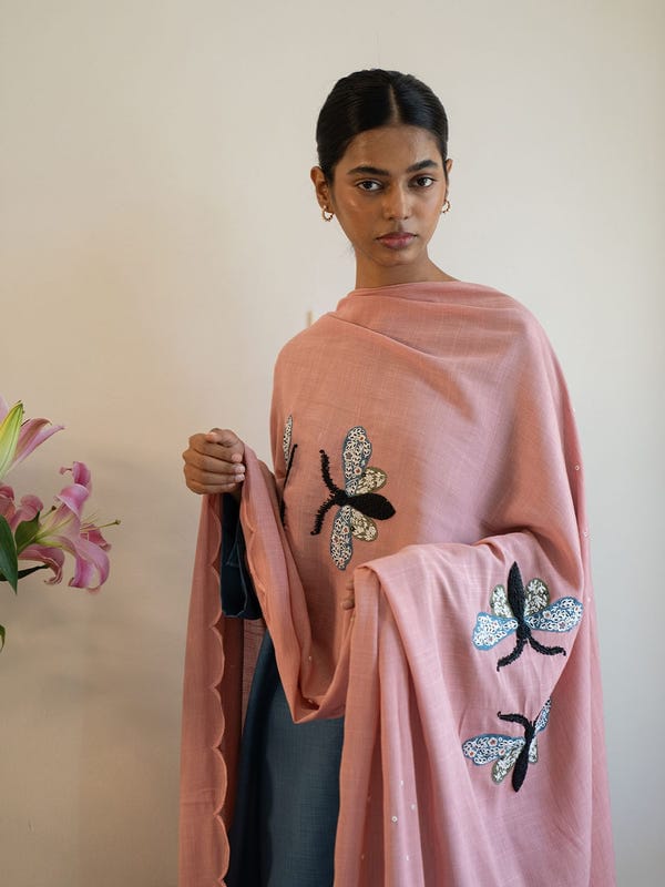 Winglore Studio — Dragonfly Serenade Dupatta