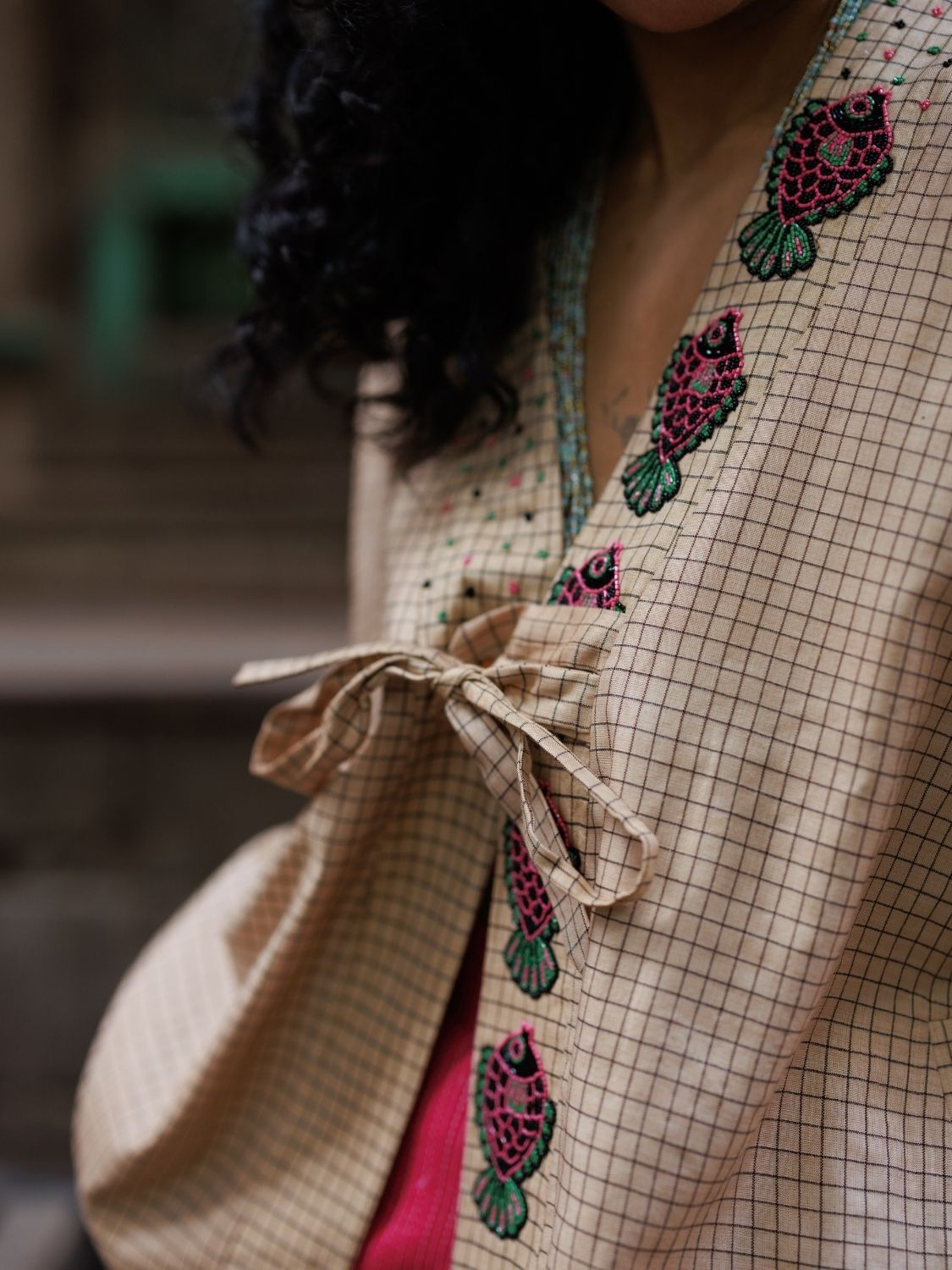 Hooked on Checks Cape - image 3