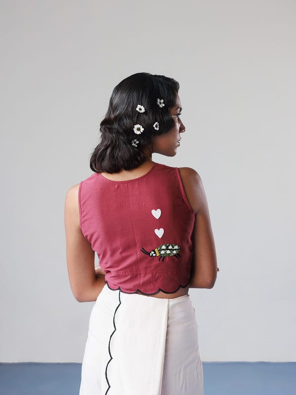 Winglore Studio — Bugged Out Blouse