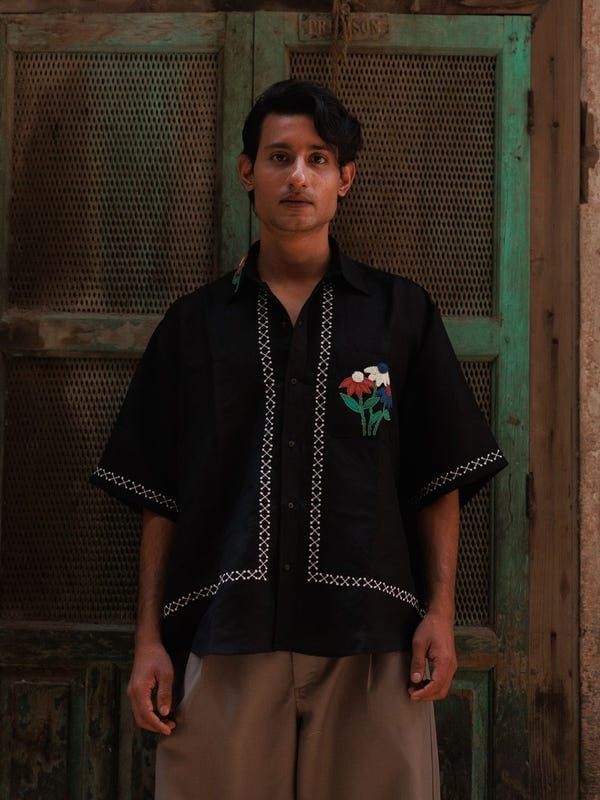 Winglore Studio — Wildflower Pocket (Black)
