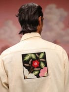 Bold Black Patch (Cream) view 1