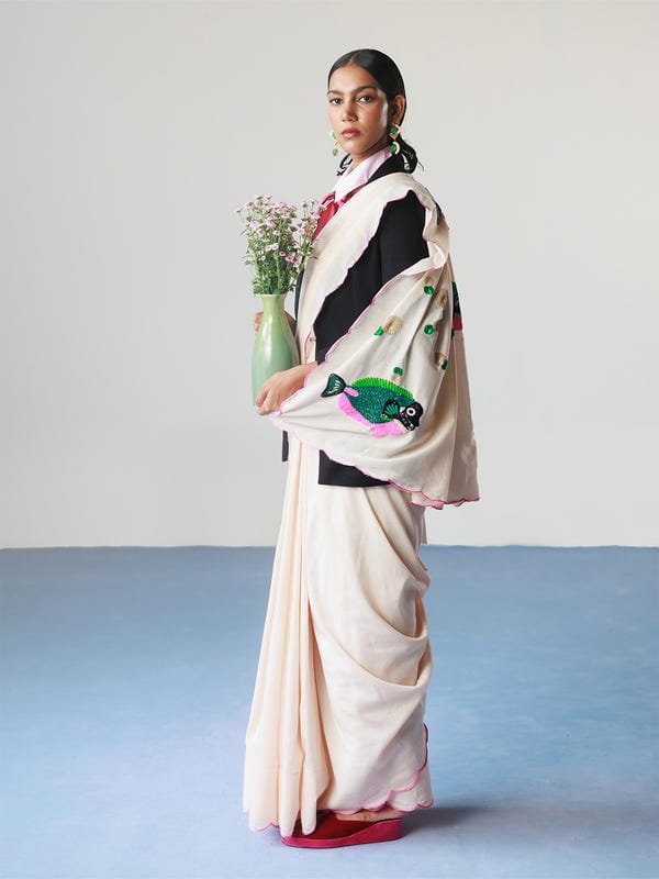 Winglore Studio — Sea You Later Saree