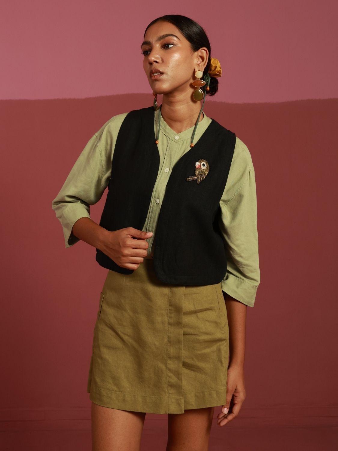 The Parakeet Gilet (Black) - image 3