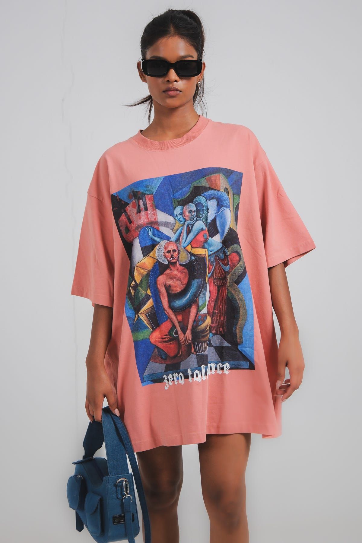 Sameera Sardana x Zero Tolerance oversized unisex t-shirt (Desert Sand) - image 2