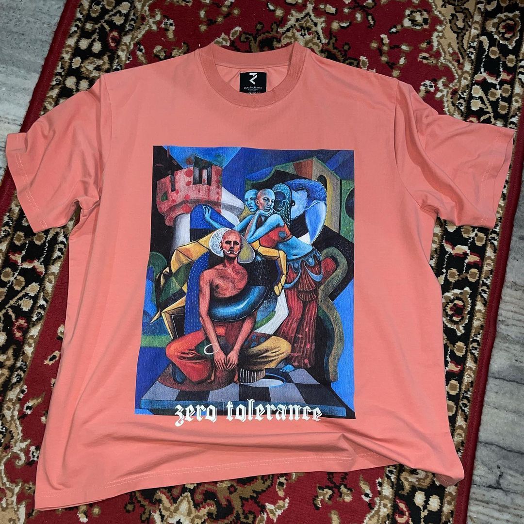 Sameera Sardana x Zero Tolerance oversized unisex t-shirt (Desert Sand) - image 4
