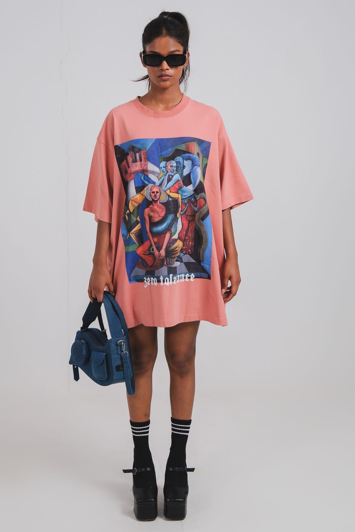 Sameera Sardana x Zero Tolerance oversized unisex t-shirt (Desert Sand) - image 8
