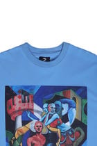 Sameera Sardana x Zero Tolerance London Blue Oversized T-shirt view 5