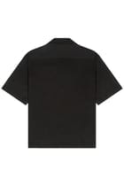 Black essential shirt (Unisex) view 4