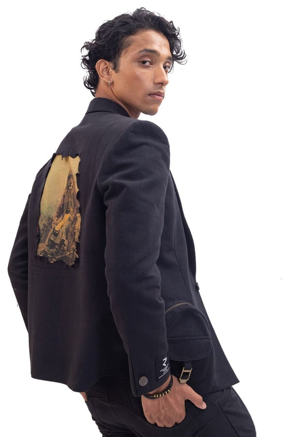 Zero Tolerance — Black Narnia handmade blazer