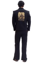 Black Narnia handmade blazer view 5