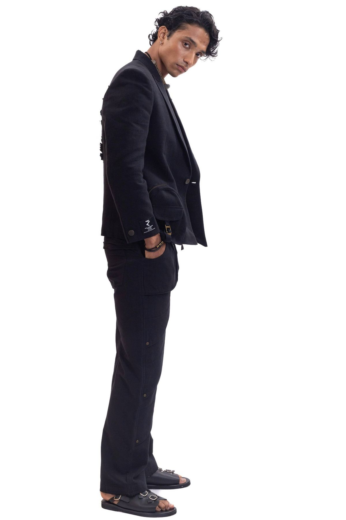 Black Narnia handmade blazer - image 7
