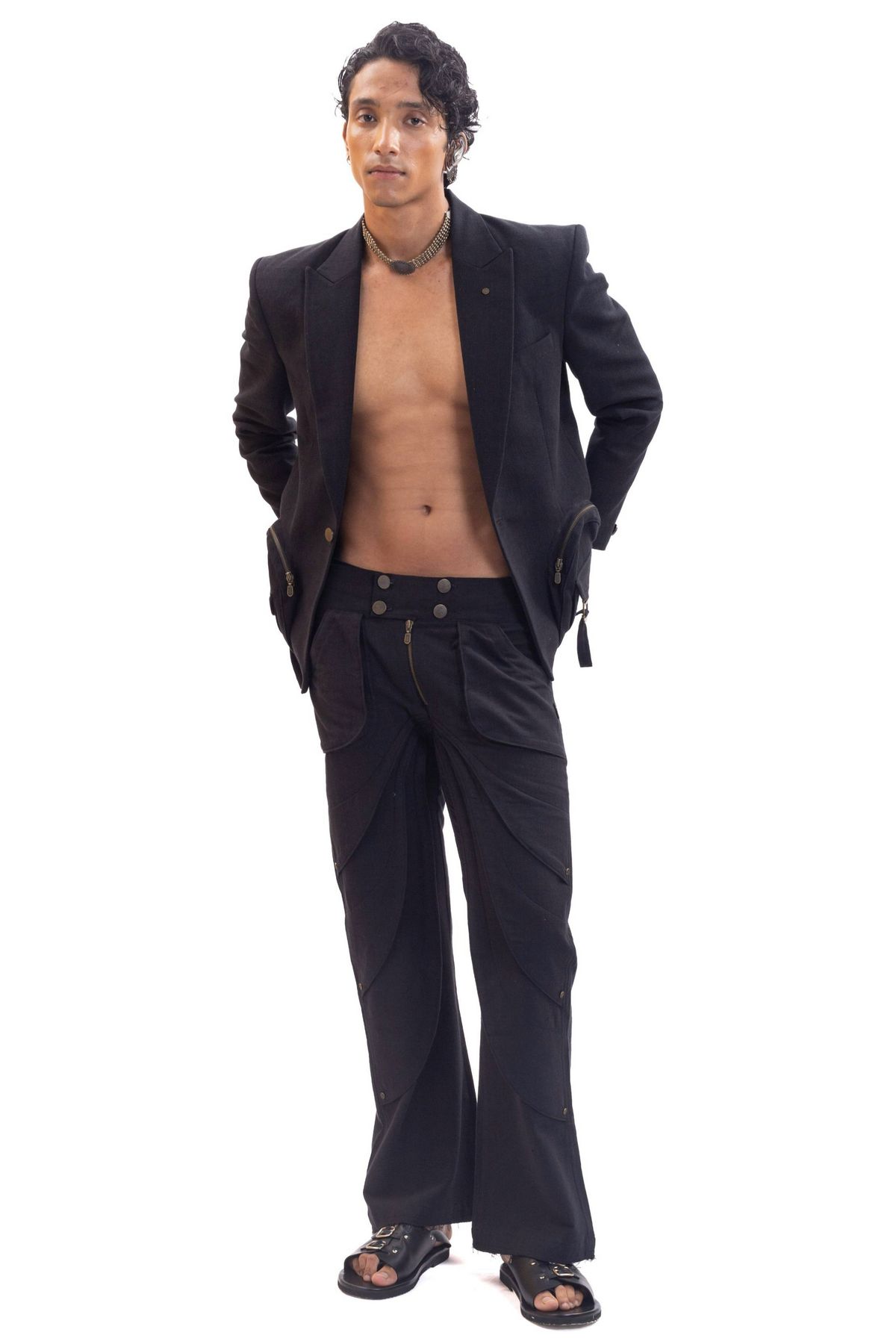 Black Narnia handmade blazer - image 8