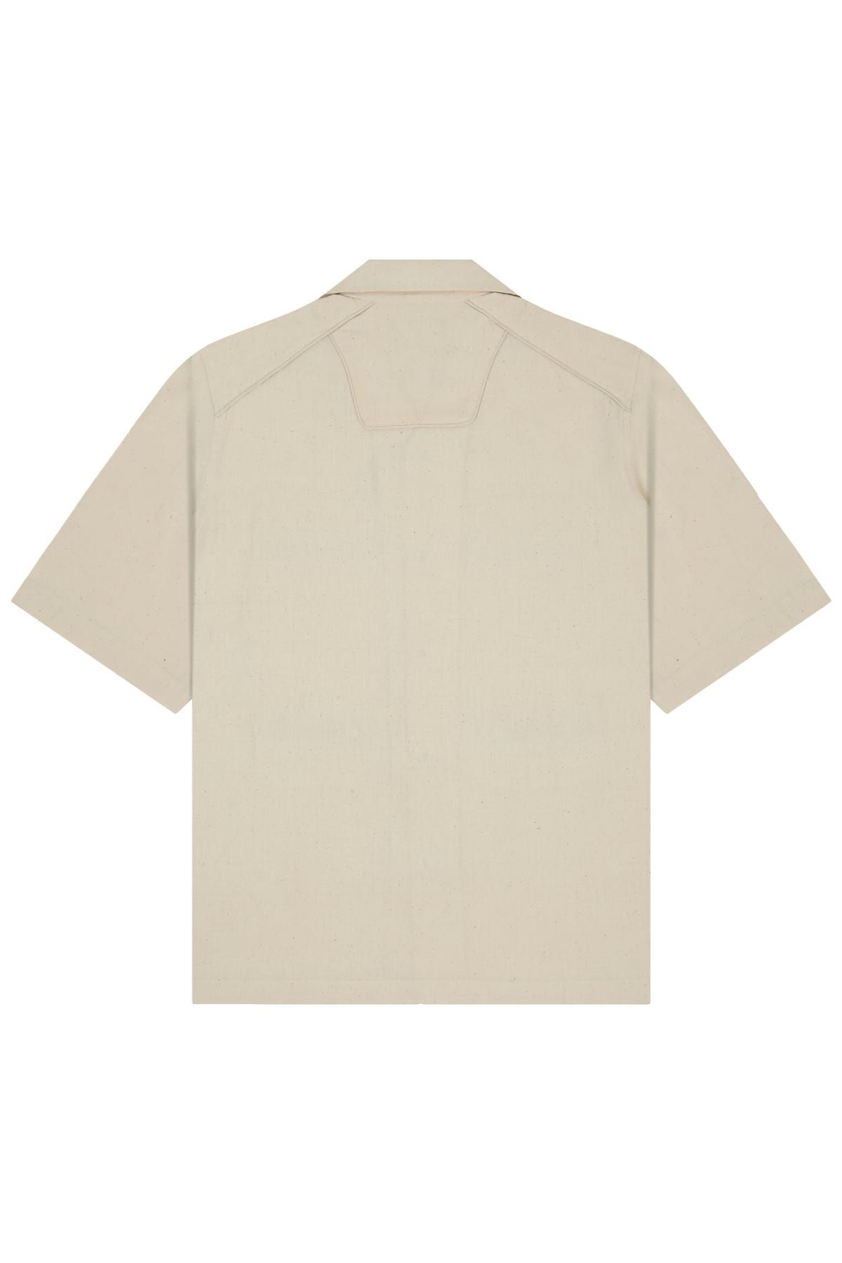 White handmade cargo shirt (Unisex) - image 5