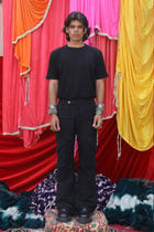 Charcoal Script Trousers view 1