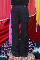 Charcoal Script Trousers view 3