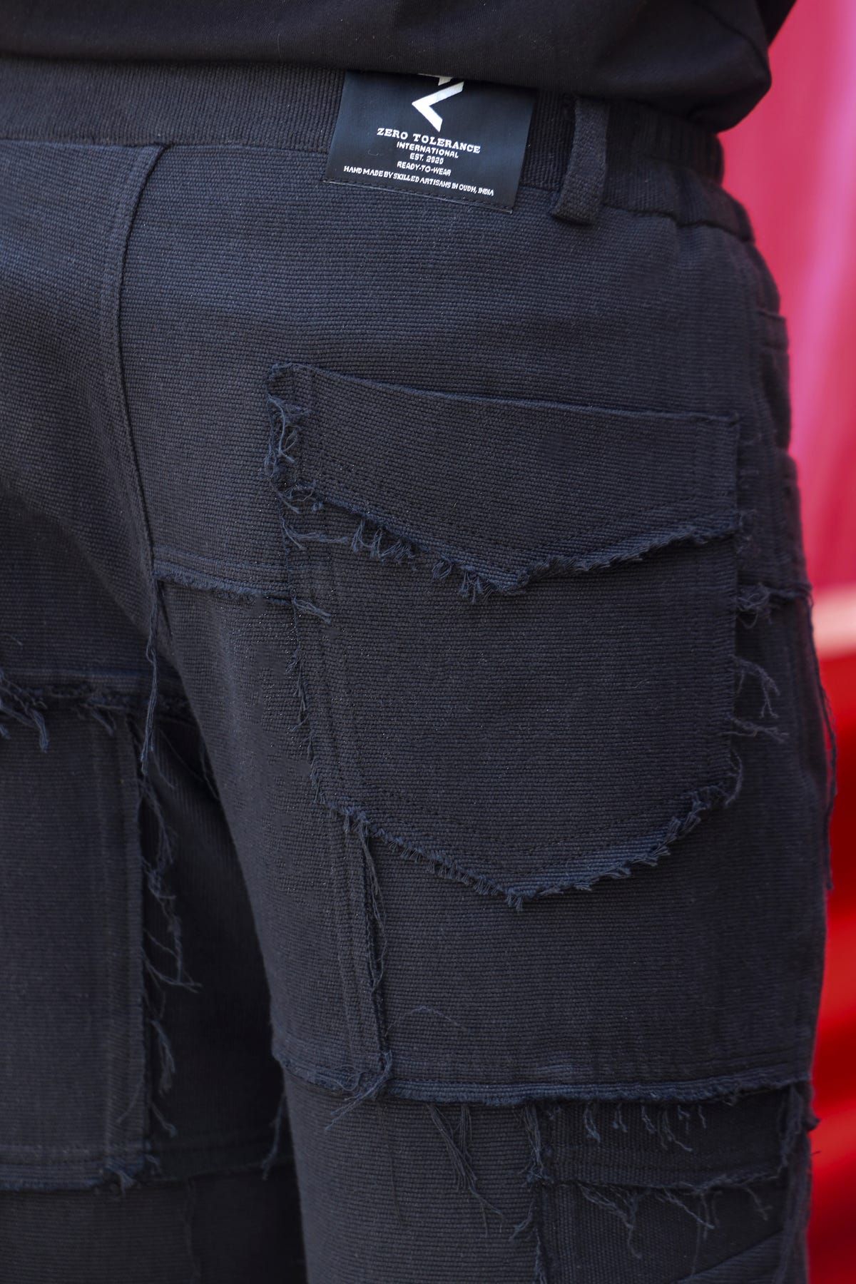 Charcoal Script Trousers - image 5