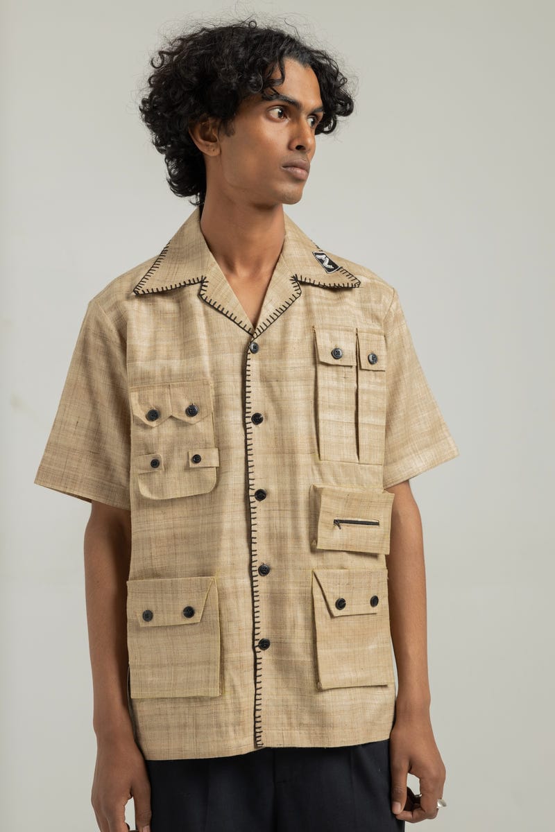 Bhagalpur Handmade Cargo Shirt