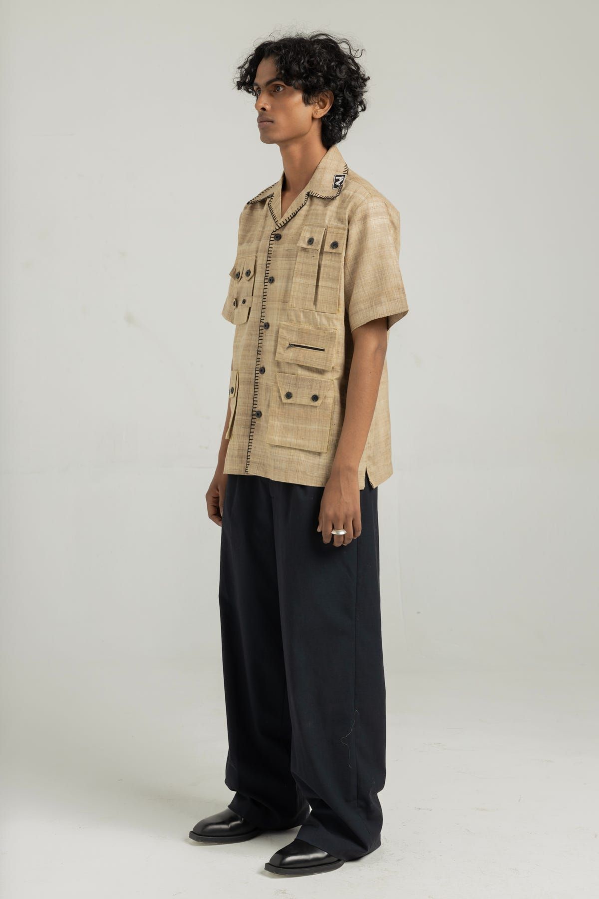 Bhagalpur Handmade Cargo Shirt - image 3