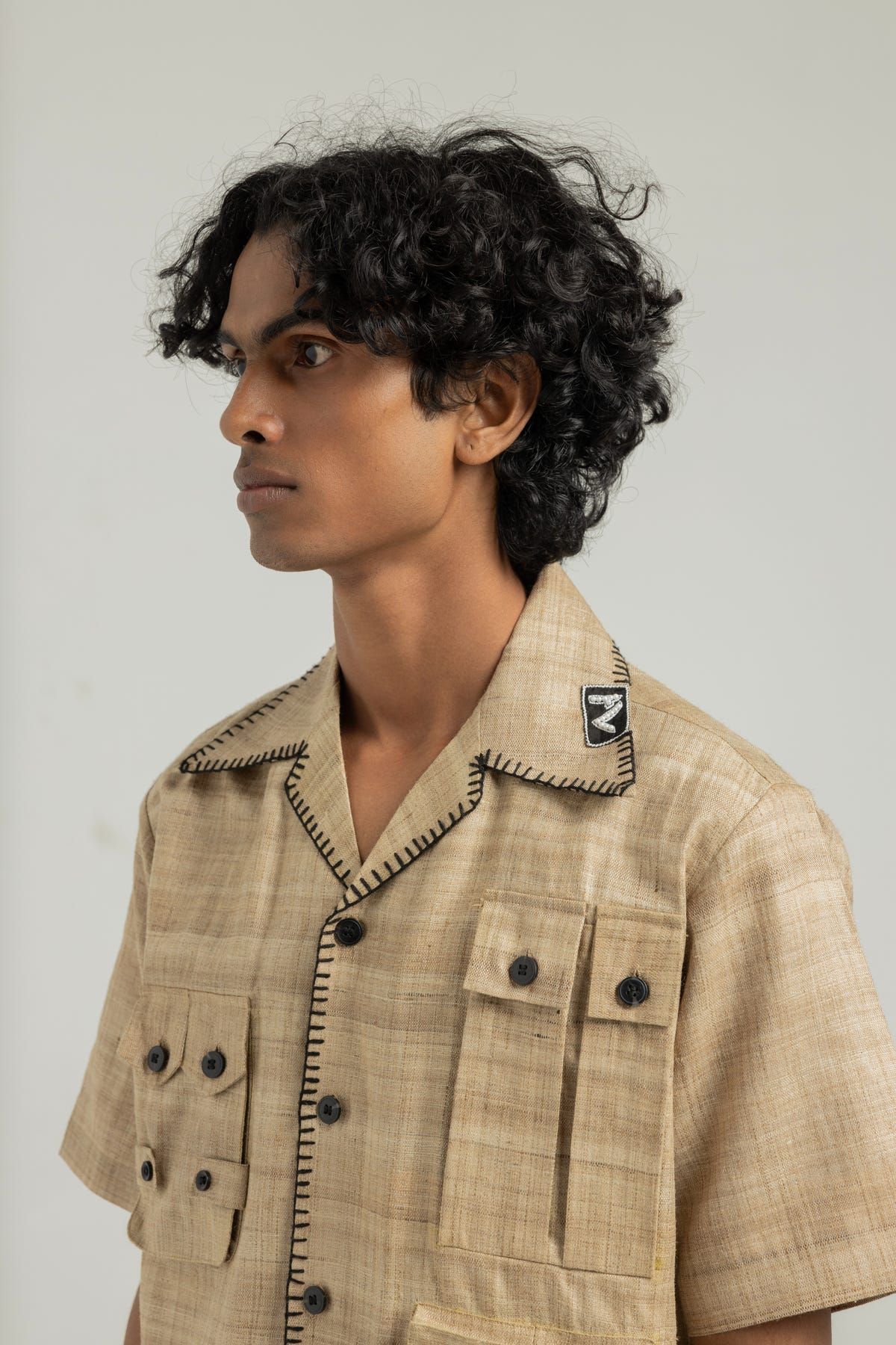 Bhagalpur Handmade Cargo Shirt - image 5