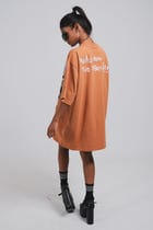 Societal Damage Vintage Brown T-shirt view 5