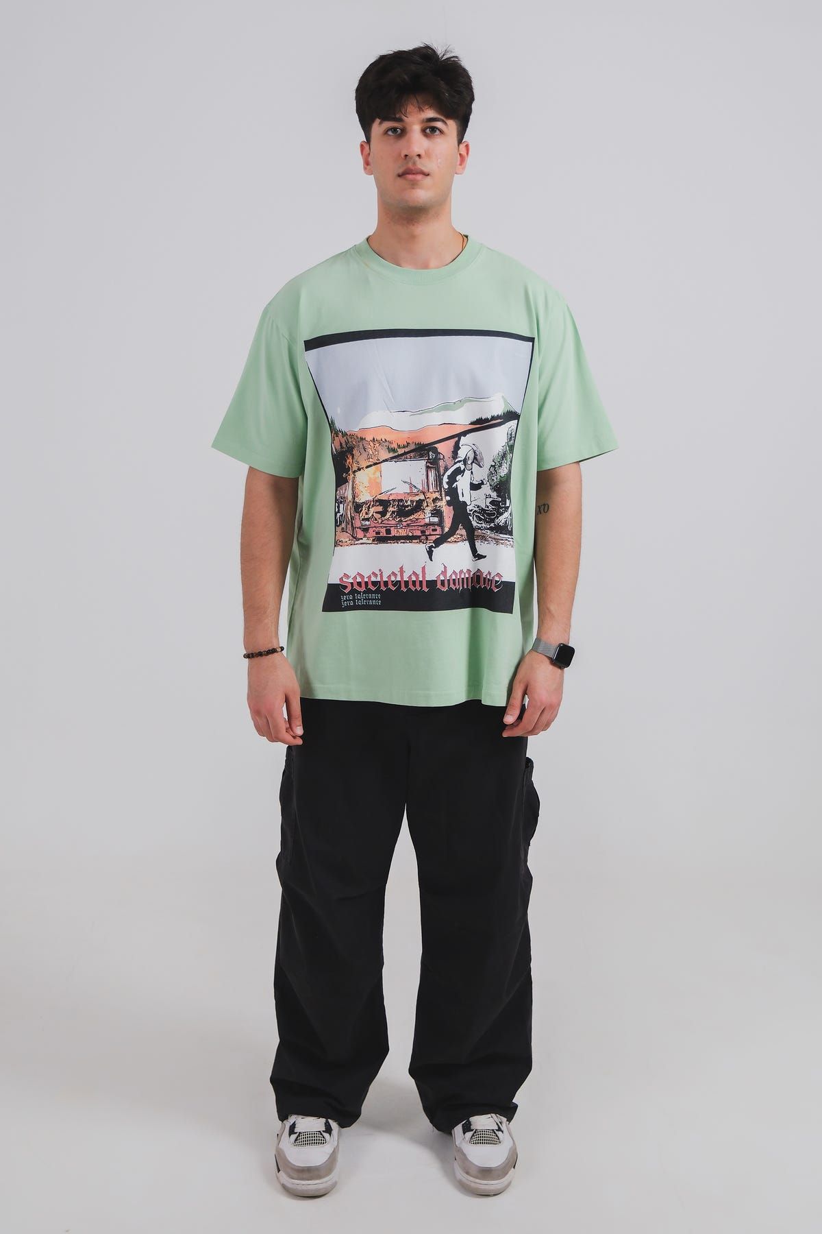 Societal Damage oversized t-shirt - image 1