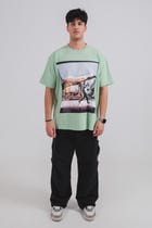 Societal Damage oversized t-shirt view 1