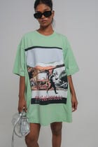 Societal Damage oversized t-shirt view 3